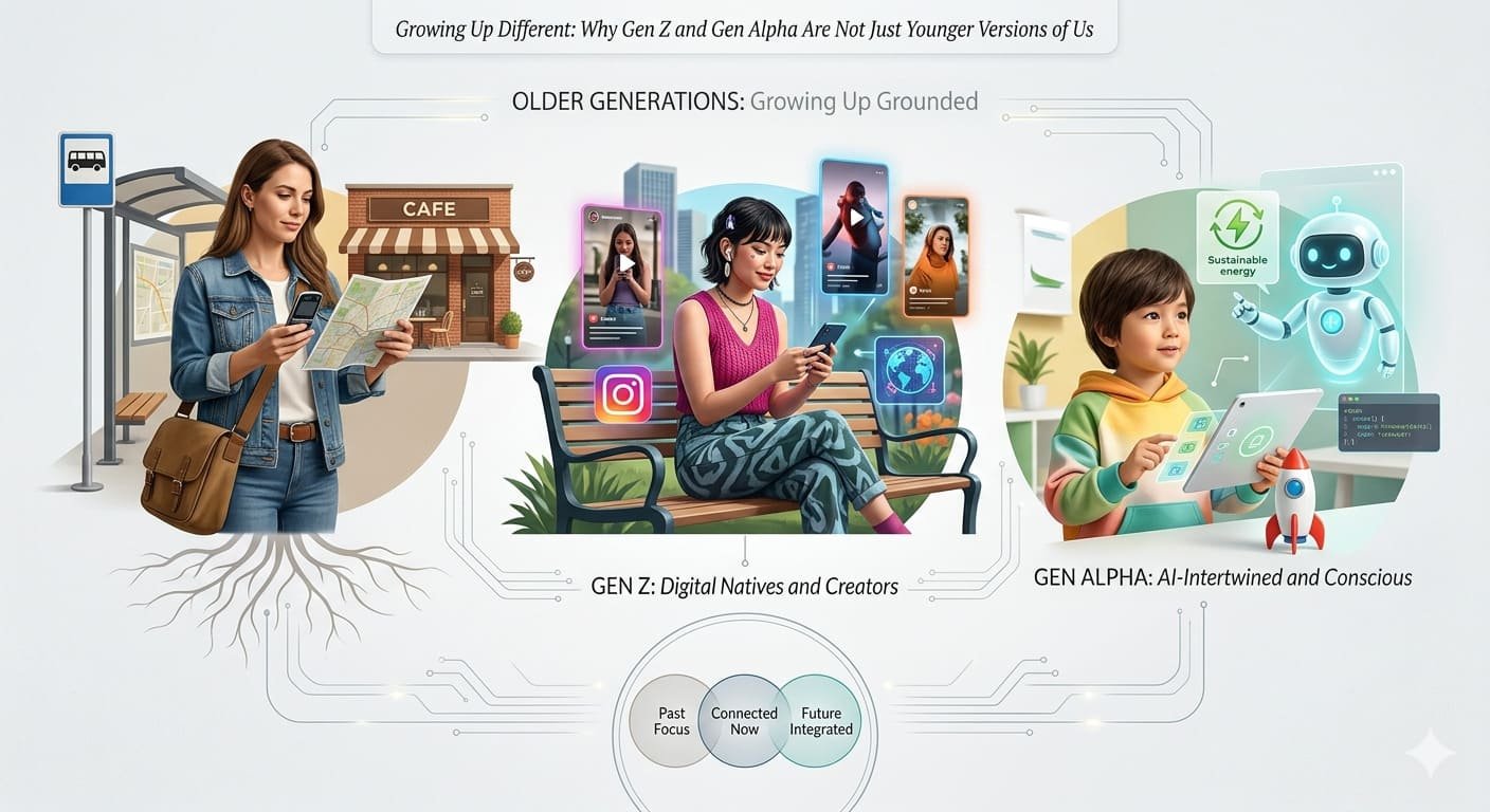 Growing Up Different: Why Gen Z and Gen Alpha Are Not Just Younger Versions of Us