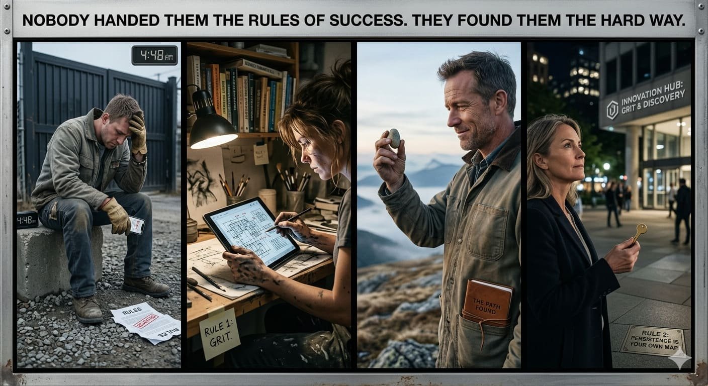 Nobody Handed Them the Rules of Success. They Found Them the Hard Way.