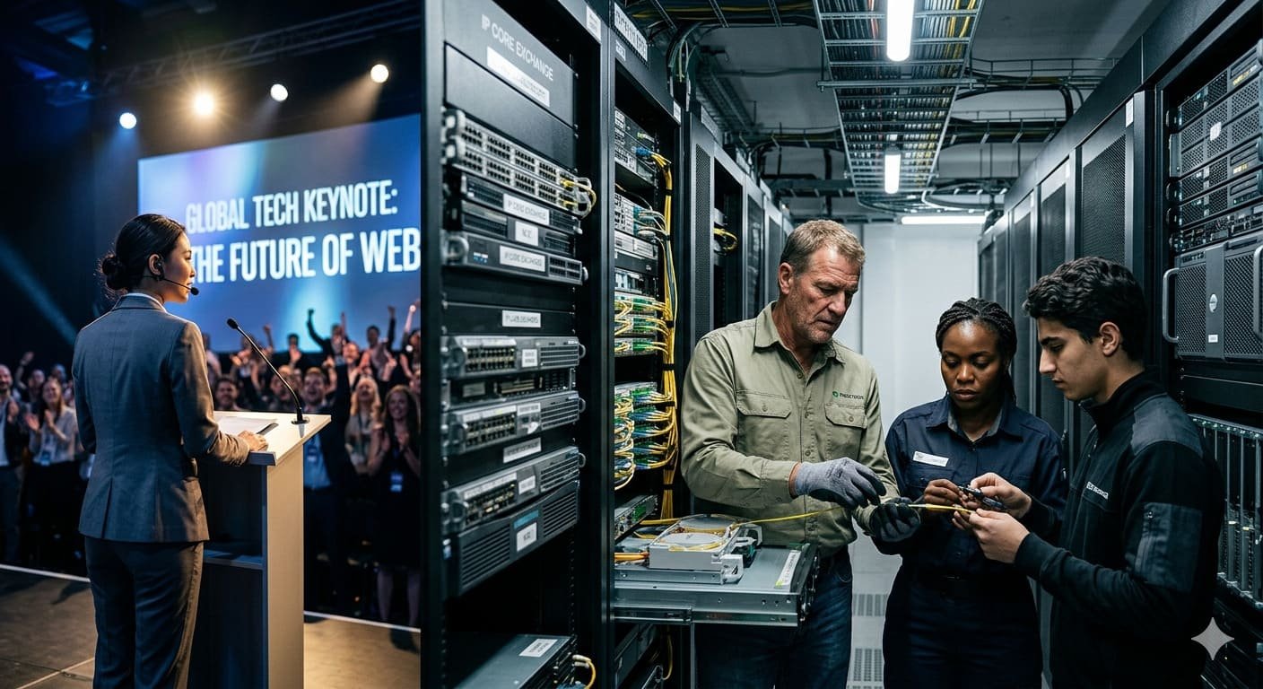 The People Who Actually Keep the Internet Running Are Not the Ones You See on Stage