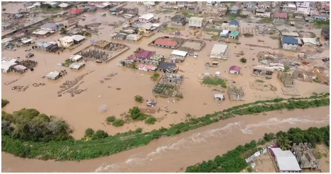 Heavy Flooding Submerges Parts of Accra After Torrential Rains