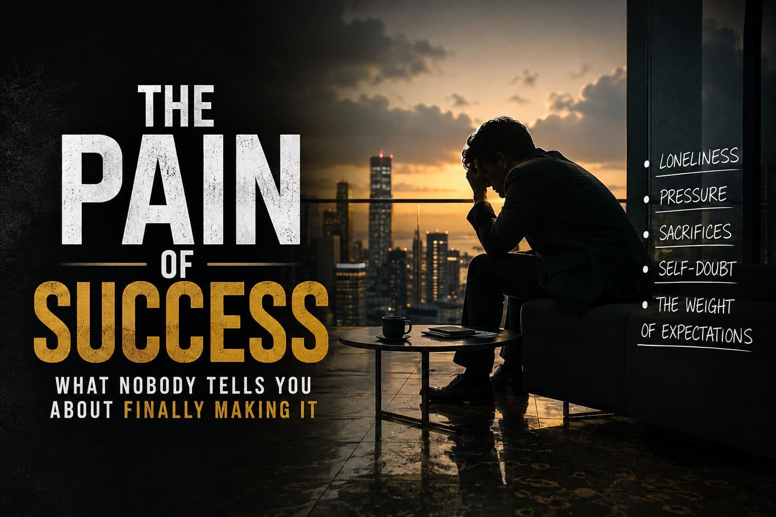 The Pain of Success: What Nobody Tells You About Finally Making It