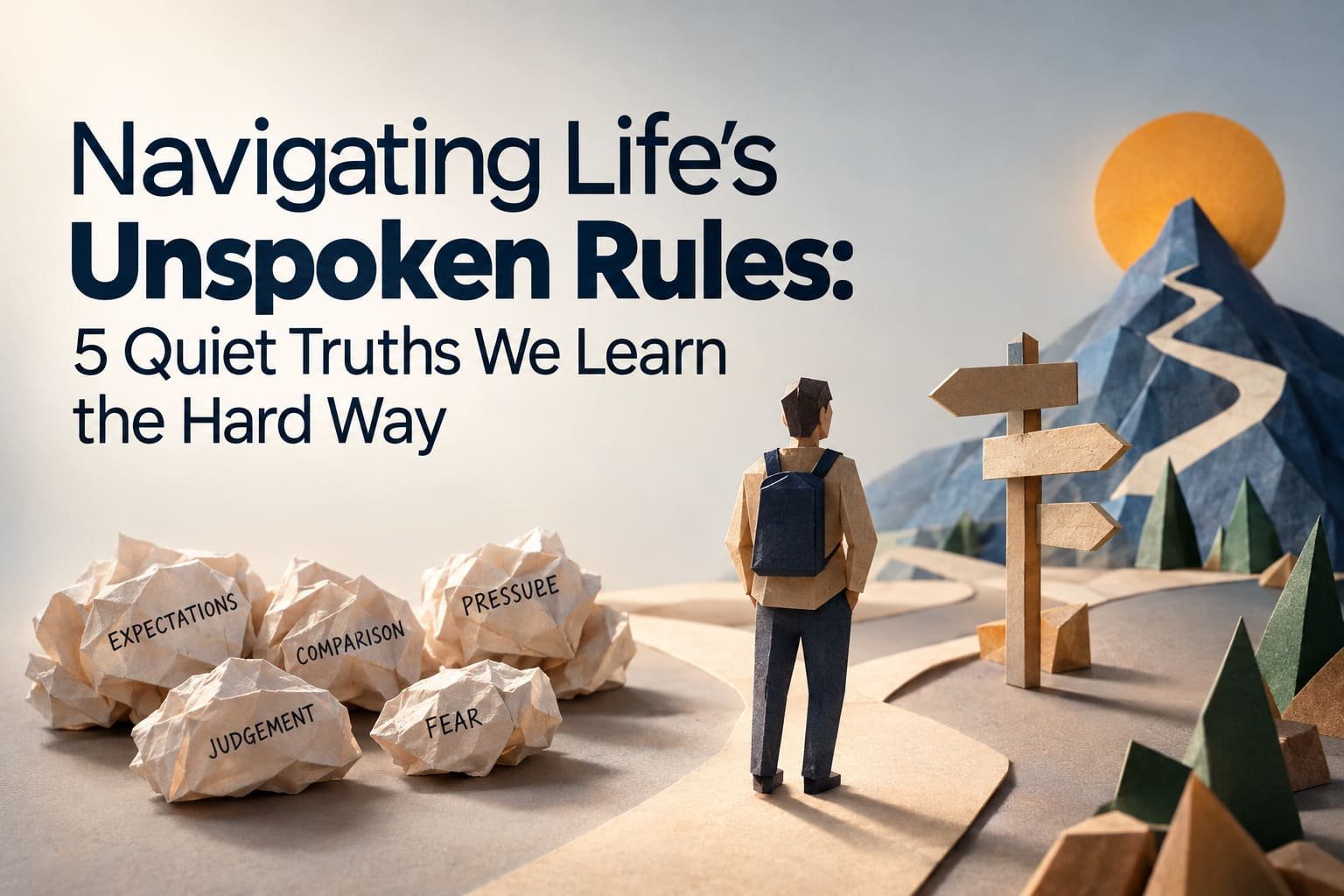 Navigating Life's Unspoken Rules: 5 Quiet Truths We Learn the Hard Way